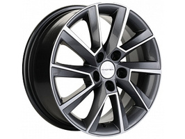 Khomen Wheels KHW1507 (15_Polo) 6x15 5x100 ET40 57.1 Gray-FP